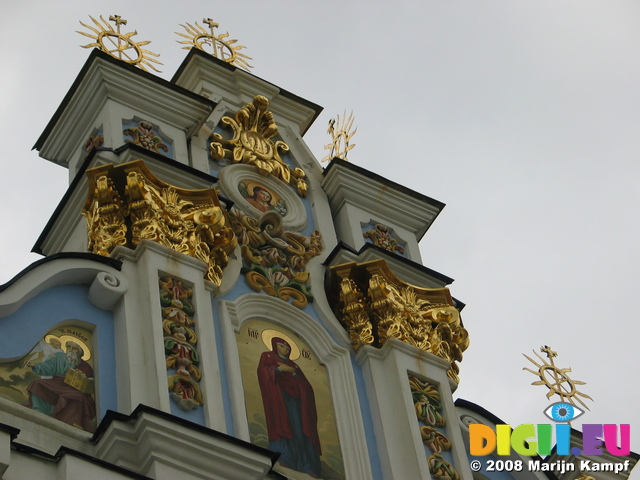 28271 Details on St. Michael's golden domed cathedral